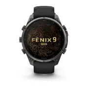 Garmin Fenix 9 Pro AMOLED inReach - 47 mm Titan DLC Carbon Gray - Smartwatch Multisport Premium cu AMOLED