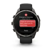 Garmin Fenix 9 Pro AMOLED inReach - 47 mm Titan DLC Carbon Gray - Smartwatch Multisport Premium cu AMOLED