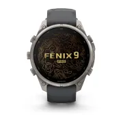 Garmin Fenix 9 Pro AMOLED inReach - 47 mm Titan Grafit - Smartwatch Multisport Premium cu AMOLED