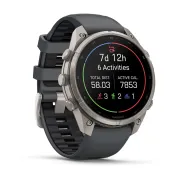 Garmin Fenix 9 Pro AMOLED inReach - 47 mm Titan Grafit - Smartwatch Multisport Premium cu AMOLED