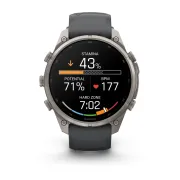 Garmin Fenix 9 Pro AMOLED inReach - 47 mm Titan Grafit - Smartwatch Multisport Premium cu AMOLED