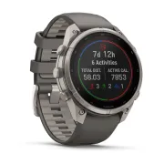 Garmin Fenix 9 Pro Solar inReach - 47 mm Titan Gray - Smartwatch Multisport Premium cu Ecran Solar