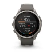 Garmin Fenix 9 Pro Solar inReach - 47 mm Titan Gray - Smartwatch Multisport Premium cu Ecran Solar