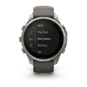 Garmin Fenix 9 Pro Solar inReach - 47 mm Titan Gray - Smartwatch Multisport Premium cu Ecran Solar