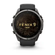 Garmin Fenix 9 Pro AMOLED inReach - 51 mm Titan DLC Carbon Gray - Smartwatch Multisport Premium cu AMOLED