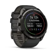 Garmin Fenix 9 Pro AMOLED inReach - 51 mm Titan DLC Carbon Gray - Smartwatch Multisport Premium cu AMOLED