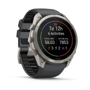 Garmin Fenix 9 Pro AMOLED inReach - 51 mm Titan Grafit - Smartwatch Multisport Premium cu AMOLED