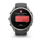 Garmin Fenix 9 Pro AMOLED inReach - 51 mm Titan Grafit - Smartwatch Multisport Premium cu AMOLED