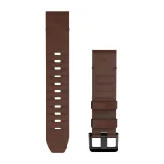 Garmin QuickFit 22 - curea piele - maro Walnut