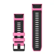 Garmin QuickFit 26 - curea silicon scufundări (set 3 piese) - roz Pink Aurora
