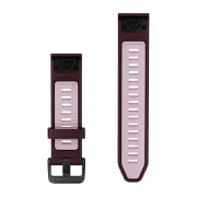 Garmin QuickFit 20 - curea silicon - visiniu Dark Cherry I Dust Rose