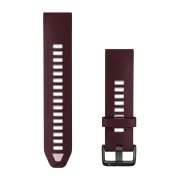 Garmin QuickFit 20 - curea silicon - visiniu Dark Cherry I Dust Rose