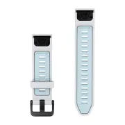 Garmin QuickFit 20 - curea silicon - alb Whitestone I Ice Blue