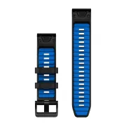 Garmin curea silicon QuickFit 22 - negru-albastru