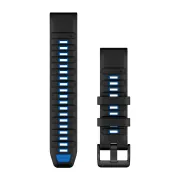 Garmin curea silicon QuickFit 22 - negru-albastru