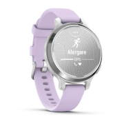 Garmin - Lily 2 Active - Argintiu, curea de silicon Purple Jasmina