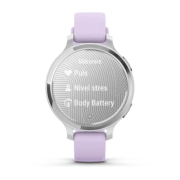 Garmin - Lily 2 Active - Argintiu, curea de silicon Purple Jasmina