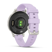 Garmin - Lily 2 Active - Argintiu, curea de silicon Purple Jasmina