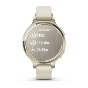 Garmin - Lily 2 Active - Lunar Gold, curea de silicon Bone