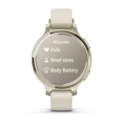 Garmin - Lily 2 Active - Lunar Gold, curea de silicon Bone