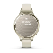 Garmin - Lily 2 Active - Lunar Gold, curea de silicon Bone