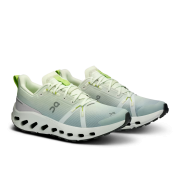 On - pantofi alergare trail pentru femei - Cloudsurfer Trail WP - verde gri Lima | Mineral