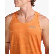 2XU - maiou tehnic - Light Speed Singlet - Spiral Black Reflective