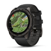 Garmin fenix 8 AMOLED Sapphire 47mm - smartwatch premium GPS negru Titanium DLC