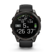 Garmin fenix 8 AMOLED Sapphire 47mm - smartwatch premium GPS negru Titanium DLC