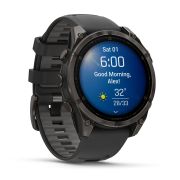 Garmin fenix 8 AMOLED Sapphire 47mm - smartwatch premium GPS negru Titanium DLC