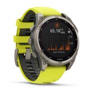 Garmin fenix 8 SOLAR Sapphire 47mm - smartwatch premium GPS argintiu Titanium