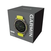 Garmin fenix 8 SOLAR Sapphire 47mm - smartwatch premium GPS argintiu Titanium