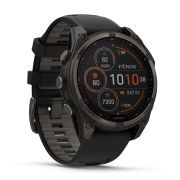 Garmin fenix 8 SOLAR Sapphire 47mm - smartwatch premium GPS negru Titanium DLC