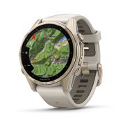 Garmin fenix 8 AMOLED Sapphire 43mm - smartwatch premium GPS soft gold Titanium