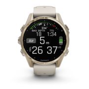 Garmin fenix 8 AMOLED Sapphire 43mm - smartwatch premium GPS soft gold Titanium