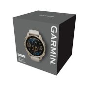 Garmin fenix 8 AMOLED Sapphire 43mm - smartwatch premium GPS soft gold Titanium