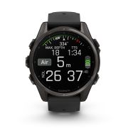 Garmin fenix 8 AMOLED Sapphire 43mm - smartwatch premium GPS negru Titanium DLC