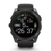 Garmin fenix 8 AMOLED Sapphire 51mm - smartwatch premium GPS negru Titanium DLC