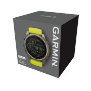 Garmin fenix 8 SOLAR Sapphire 51mm - smartwatch premium GPS argintiu Titanium