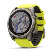 Garmin fenix 8 SOLAR Sapphire 51mm - smartwatch premium GPS argintiu Titanium