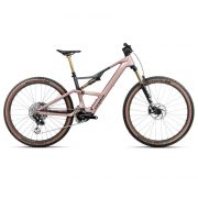 Bicicletă electrică eMTB Trail Orbea RISE SL M-LTD 420W - Desert Rose | Carbon Raw (Matt)