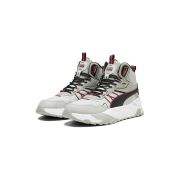 Puma - ghete pentru barbati - Trinity Mid Hybrid L - Light gray-black-smoked gray