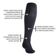 CEP - sosete compresie inalte - Business Compression Socks - Tall v2 - Blue