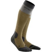 CEP - sosete compresie inalte - Hiking Light merino Socks - Sand I Grey