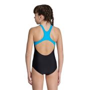 Arena - costum baie intreg pentru fete - Team Pro Solid - negru| turcoaz