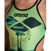Arena - costum inot femei intreg - One Double Cros - Soft Green