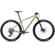 Bicicletă MTB XC hardtail Orbea ALMA M21 - Baobab Brown | Green Gold (Matt)