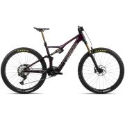 Orbea RISE M-TEAM Wine Red Carbon View - Titanium (Gloss) - măsura S - bicicletă electrică eMTB Trail