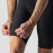 Castelli - pantaloni ciclism scurti cu bretele Premio Black Bibshort - negru