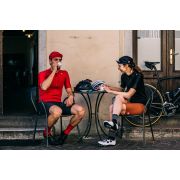 Castelli - tricou ciclism cu maneca scurta pentru barbati Espresso Jersey - visiniu bordo